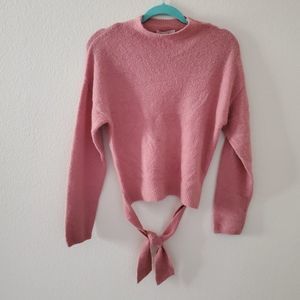 Wayf brand pink sweater small nwt
